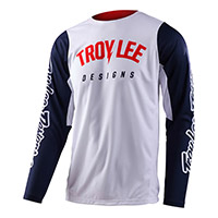 Camiseta Troy Lee Designs Gp Pro Boltz blanco