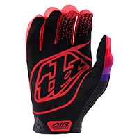 Gants Troy Lee Designs Mtb Air Reverb Pour Jeunes, Rouge