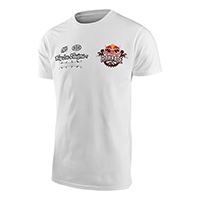 T-shirt Troy Lee Designs Rb Rampage Static Blanc