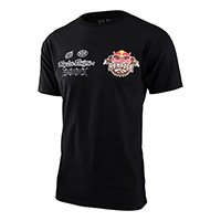 Camiseta Troy Lee Designs RB Rampage Static negro