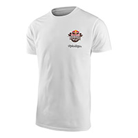 Camiseta Troy Lee Designs RB Rampage Scorched blanco