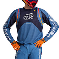 Maillot Troy Lee Designs Se Pro Air Pinned Bleu