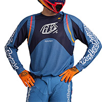 Camiseta Troy Lee Designs SE Pro Air Pinned azul