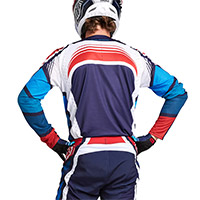 Maillot Troy Lee Designs Se Pro Wavez Bleu