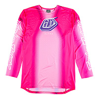 Camiseta Troy Lee Designs Se Ultra Blurr rosa