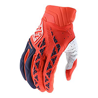 Guantes Troy Lee Designs SE Pro naranja azul