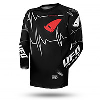 Maillot Ufo Adrenaline Slim Noir Blanc Rouge