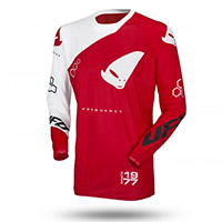 Maillot Ufo Frequency Slim rouge blanc