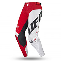 Pantaloni Ufo Frequency Slim Rosso Bianco