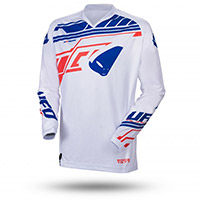 Maillot Ufo Heron Blanc Bleu Rouge