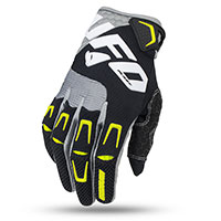 Guantes Ufo Iridium 023 gris negro amarillo