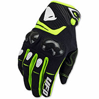 Guantes Ufo Reason negro amarillo fluo