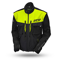 Chaqueta enduro Ufo Taiga Protective amarillo negro