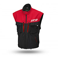 Chaqueta de enduro Ufo Taiga Protective rojo