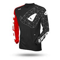 Camiseta Ufo Tecno negro rojo