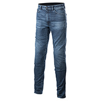 Jean Alpinestars Argon Slim Fit Mid Bleu