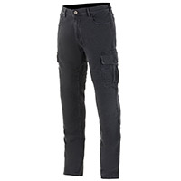 Jeans Alpinestars Barton Cargo rinse plus noir