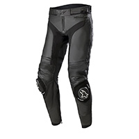 Pantalones cortos de cuero Alpinestars Missile V3 negro