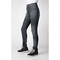 Jeans Femme Bull-it Elara Slim Short Gris