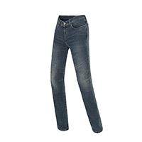 Jeans Femme Clover Sys Light Stone Washed Bleu