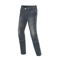 Clover Sys Pro Light Jeans stone washed blau