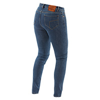 Jeans Femme Dainese 5-pocket Denim Slim Plus Bleu