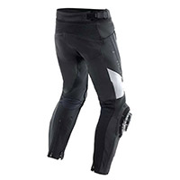 Pantalon en cuir Dainese Delta 4 noir blanc - 2