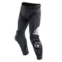 Dainese Delta 4 Leather Pants Black White