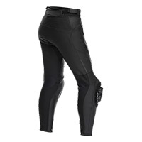 Pantalones de cuero Dainese Delta 4 Wmn negro