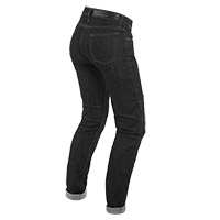 Jeans Femme Dainese Denim Slim noir - 2