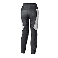 Pantalon en cuir femme Held Lane 2 noir blanc - 2