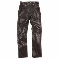 Pantaloni In Pelle Helstons Corden Rag Marrone