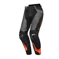 Pantaloni Pelle Ixon Vendetta Evo antracite arancio