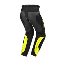 Ixon Vendetta Evo Leather Pants Anthracite Yellow