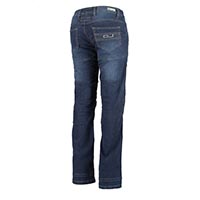 Pantaloni Moto Jeans Donna OJ Muscle Lady Elasticizzato Blu Vendita Online  