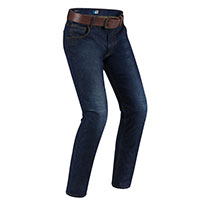 Jeans Pmj Deux Worker Court Bleu