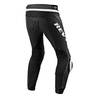 Rev'it Apex Short Leather Pants Black White