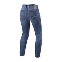 Jeans Rev'it Piston 3 Skinny Blu Medio - img 2