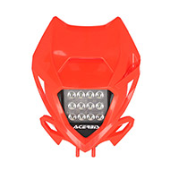 Acerbis VSL ヘッドライト マスク ベータ レッド