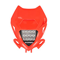 Maschera Faro Acerbis Vsl Beta Rosso