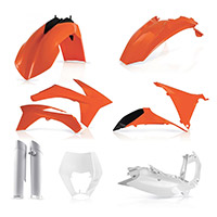 Kits de plástico Acerbis EXC / EXCF 2012 naranja