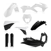 Kits de plástico Acerbis EXC / EXC-F 2014 blanco negro