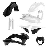 Kits de plástico Acerbis EXC / EXC-F 2014 negro blanco
