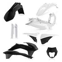 Kit Plastiche Acerbis Exc/exc-f 2014 Nero Bianco