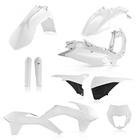 Kits de plástico Acerbis EXC / EXC-F 2016 blanco