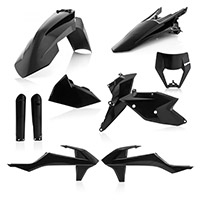 Acerbis Exc/exc-f 2017 Plastics Kit Black