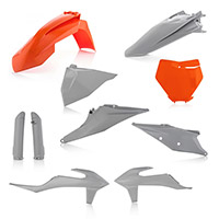 Kits de plástico Acerbis SX / SXF 2019 naranja gris