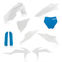 Kits Plastiques Acerbis Sx/sxf 2019 Blanc Bleu