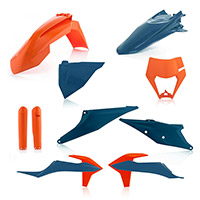Kit Plasticos Acerbis EXC / EXC-F 2020 azul naranja
