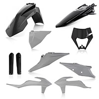 Kit de Plásticos Acerbis EXC / EXC-F 2020 negro gris